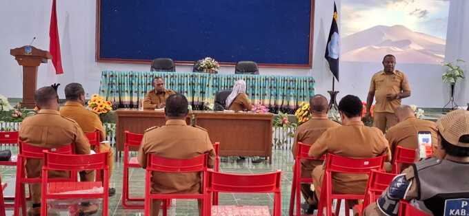 Pemda Sarmi Mantapkan Persiapan HUT ke-80 RI