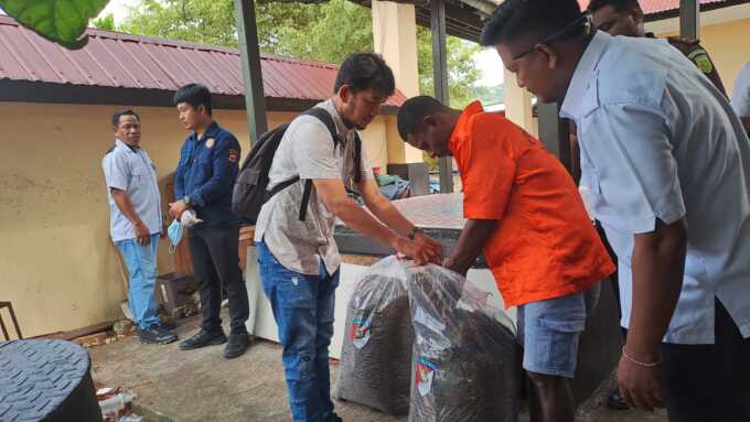 Ganja 21,3 Kg Senilai Ratusan Juta Dimusnahkan