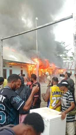 Kompor Meledak, Enam Kos di Yahukimo Ludes Terbakar