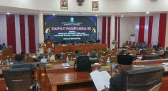 Bupati Sampaikan Jawaban atas Laporan dan Anggaran Dewan dalam Paripurna III