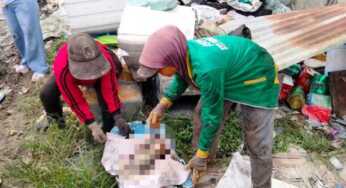 Dikira Sampah Ternyata Mayat Bayi dalam Bungkusan Kain