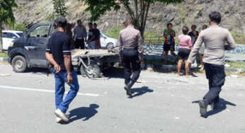 Mobil Pengangkut Petasan Meledak, Satu Orang Luka