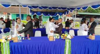 TP PKK Jayapura Kolaborasi Kemenag Gelar Nikah Massal untuk 18 Pasangan
