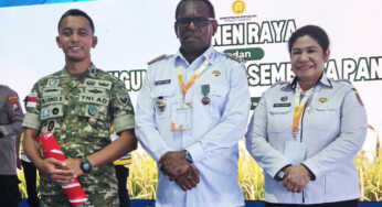 Bupati dan Dandim 1707/Merauke Terima Penghargaan dari Presiden