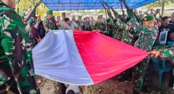 Dua Pucuk Senjata Hilang Saat TNI Diserang