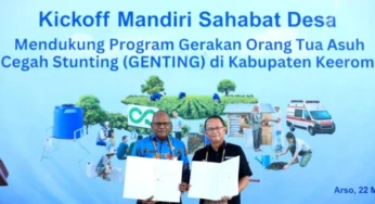 Melalui Mandiri Sahabat Desa, Bank Mandiri Perluas Akses Gizi dan Air Bersih