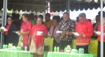 Bupati Waropen Hadiri Ibadah Syukur HUT ke-98 Pekabaran Injil di Tanah Waren