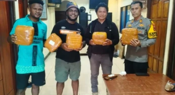 Selundupkan 6 Kg Ganja, Sepasang Muda-mudi Dibekuk