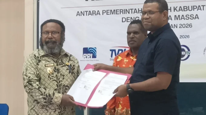 Publikasikan Kegiatan Pembangunan, Pemkab Tolikara Gandeng Media Massa