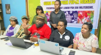 Suara Perempuan Papua Diduga Ada 107 Ribu Warga Mengungsi