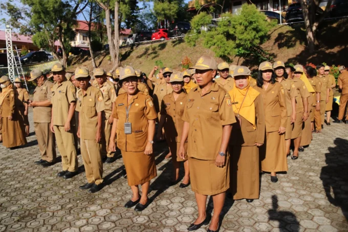 Apel Gabungan Pemkot, 75% ASN Masuk Kerja