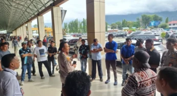 Jaga Kamtibmas, Polsek Kawasan Bandara Lakukan Sosialisasi