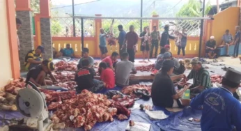 Pantau Langsung Penyaluran Hewan Kurban Kepada Masyarakat Berjalan Lancar