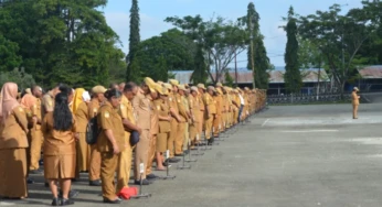 Bupati Jayapura Tegaskan Disiplin ASN, Absen Apel 3 Kali Terancam Sanksi
