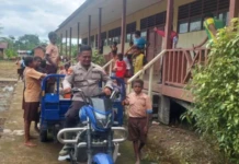 Jejak Sunyi Polisi di Kapiraya Pasca Penarikan Pasukan F-KIRI 2