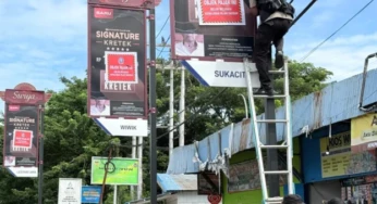 Bappenda Tertibkan Reklame Tak Berizin di Sentani Timur
