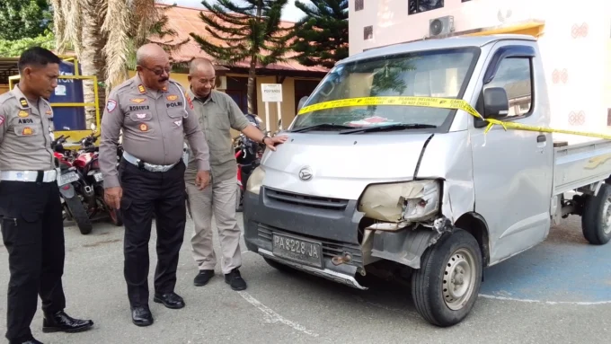 Polres Jayapura Amankan Terduga Pelaku Tabrak Lari