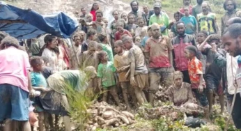 Longsor di Distrik Walaik Rusak Lahan Pertanian Rumah Warga