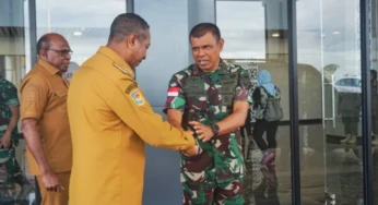 Perkuat Sinergi, Pangdam XXIV/MT Temui Gubernur Papua Selatan