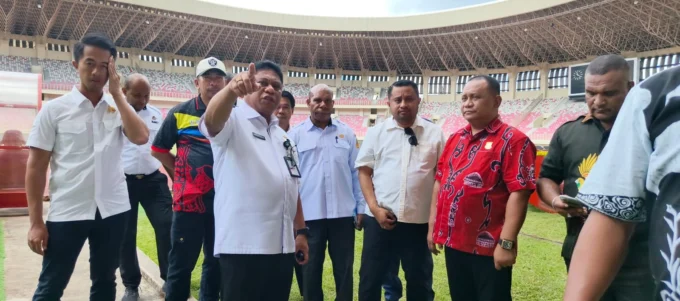 Cek Stadion LE, DPRP Siap Dukung Pemulihan