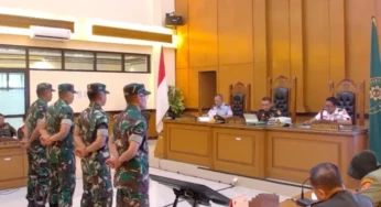 Pengadilan Militer Vonis 2 Prajurit Dipecat dari TNI