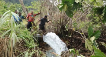 Pipa Induk Patah Akibat Longsor, Distribusi Air PT AMJ Macet