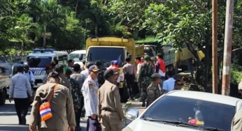 Sidak SPBU APO dan Nagoya, 9 Truk Berpelat Ganda Terjaring