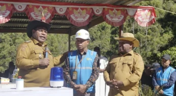 Pemkab Jayawijaya-PLN UP3 Wamena Launching Program Jayawijaya Terang di Distrik Tailarek