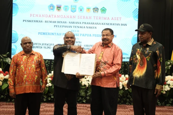 Pemprov Papua Pegunungan Serahkan Aset Kesehatan ke Tujuh Kabupaten