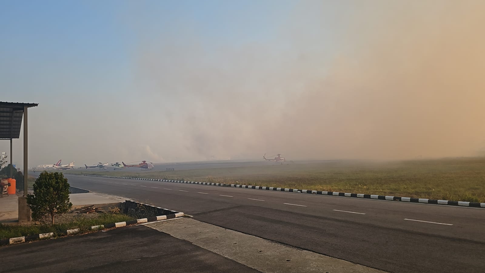 Asap Karhutla Hentikan Penerbangan di Nabire