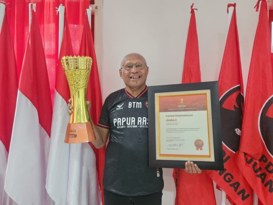 Debutan! Banteng Papua Raya Bawa Pulang Juara 3
