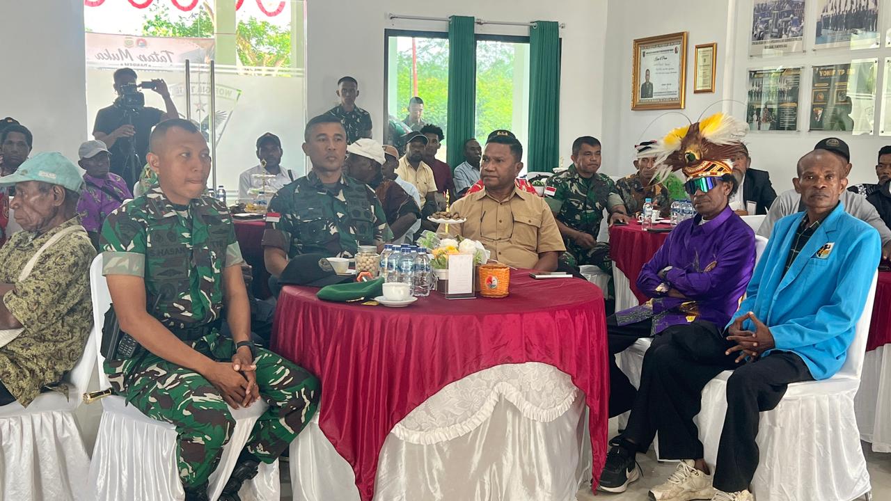 Danrem 172/PWY Ajak Masyarakat Keerom Jaga Stabilitas Perbatasan dan Dukung Pembangunan