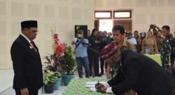 Didimus Wandik Resmi Jabat Sekda Yalimo Definitif