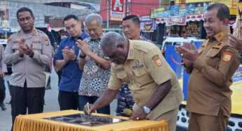 Tugu Pendidikan Abepura Dipercantik