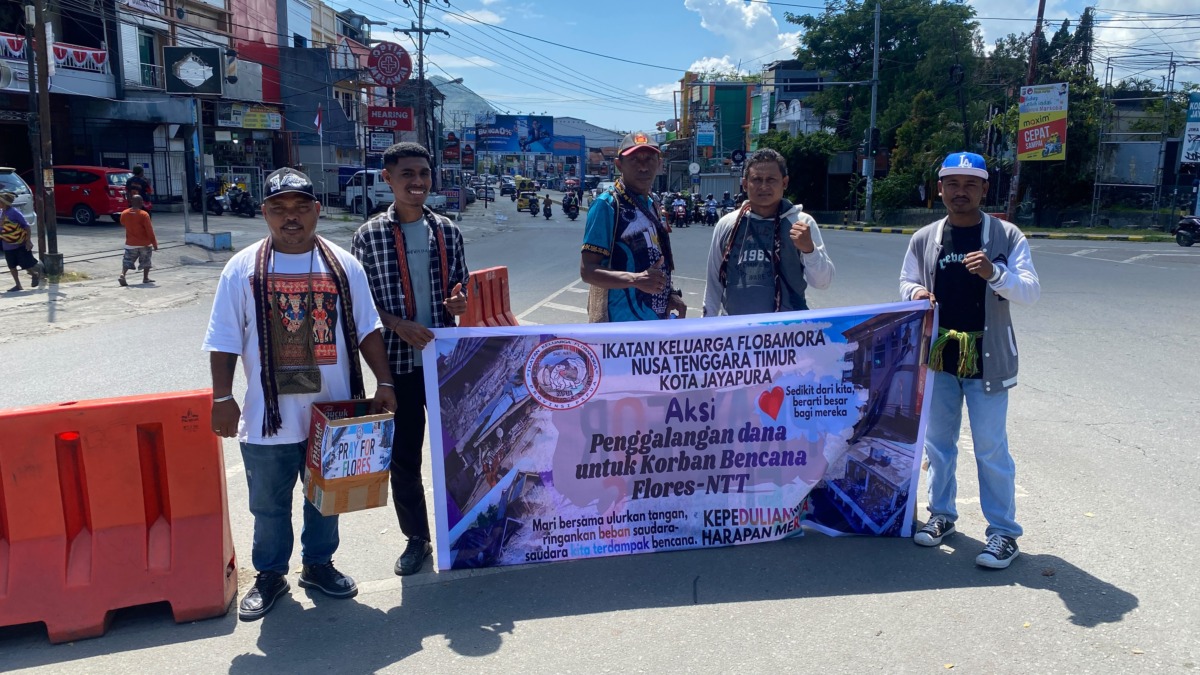 Melihat Aksi Solidaritas Masyarakat Kota Jayapura Dalam Musibah Gempa di NTT