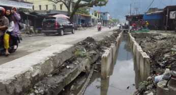 Drainase Pasar Lama Ditata, Bupati Minta Pedagang Jaga Kebersihan