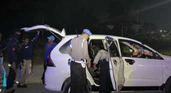 KRYD, Polres Mimika Jaring Puluhan Sepeda Motor dan Pembawa Sajam