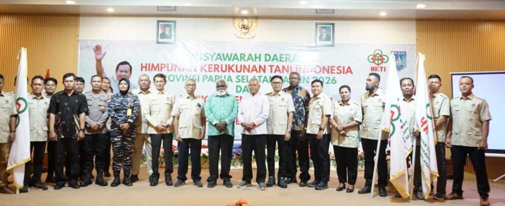Wagub Papua Selatan Minta HKTI Bela Petani, Rangkul OAP dan Jauhi Politik Praktis