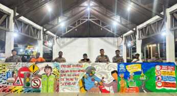 Lomba Mural HUT Lantas ke-71 Jadi Wadah Kreativitas Generasi Muda