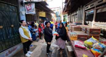 Kunjungi Korban Kebakaran, Kebutuhan Anak Sekolah Jadi Perhatian