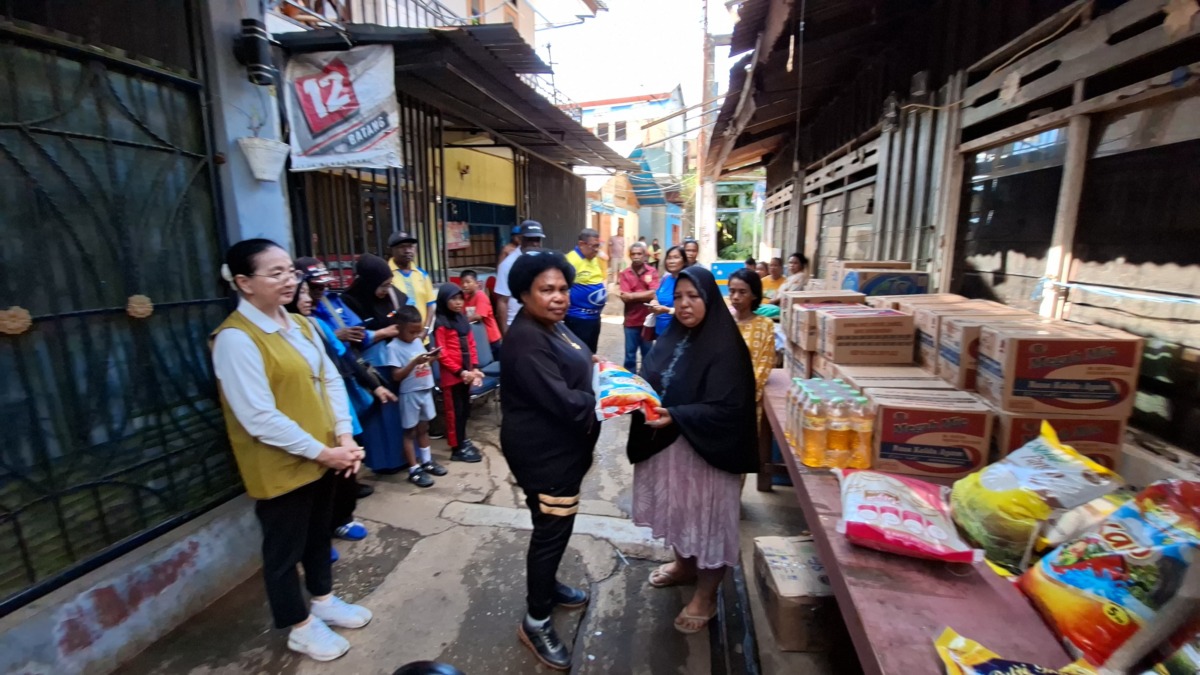 Kunjungi Korban Kebakaran, Kebutuhan Anak Sekolah Jadi Perhatian