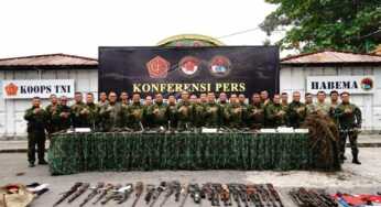 Selama Sembilan Bulan 22 Anggota OPM Ditangkap