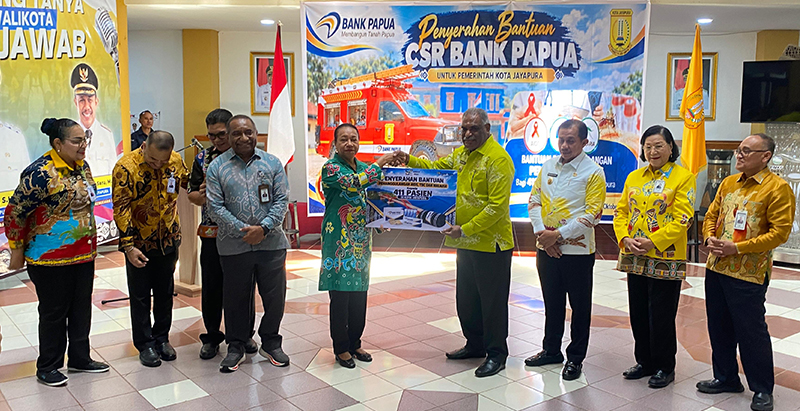 Bank Papua Salurkan 411 Paket Kesehatan untuk Penyakit Prioritas di Jayapura
